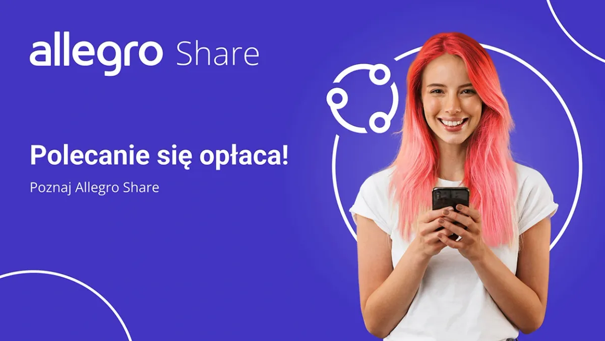 Allegro Share - 500 punktów (~5zł) na start